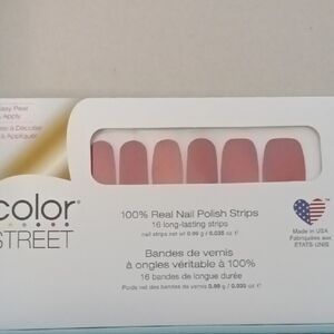 Color Street Pink Nail Polish Strips Prey-monition